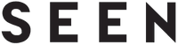 Black bold text logo spelling SEEN on a transparent background