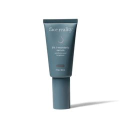 Tube of 5% l-mandelic serum for exfoliating and brightening skincare, 30 ml